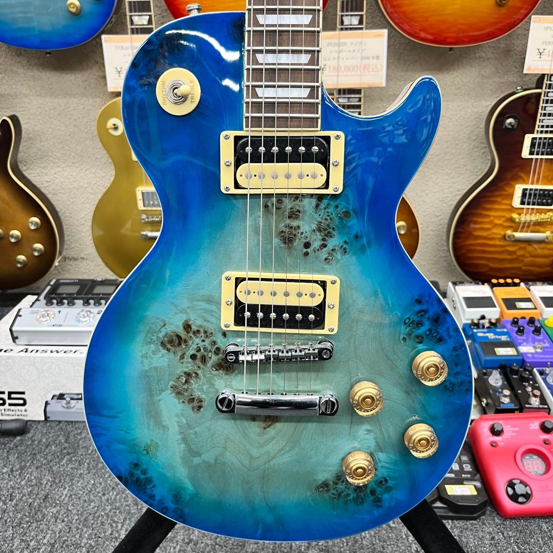 【10603】 BACCHUS レスポールタイプ ブルー