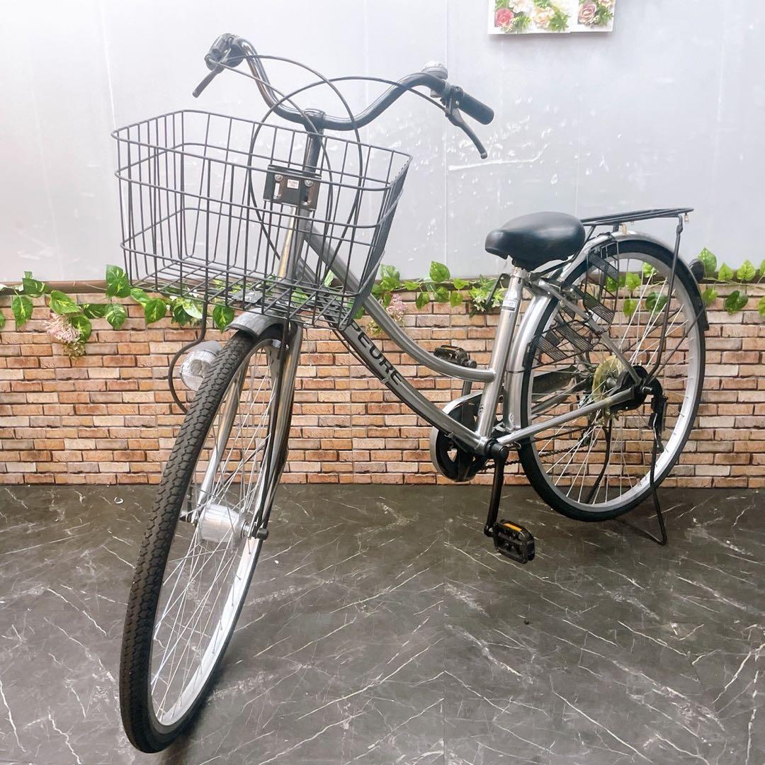 引き取り価格【15】一般車 ママチャリ LAPEURE ガンメタ 27インチ