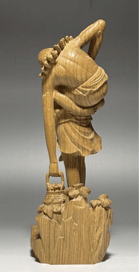 名品 【木彫 手長足長像 】 山車 祭屋台 だんじり 立川流 下教来石神社 北斎