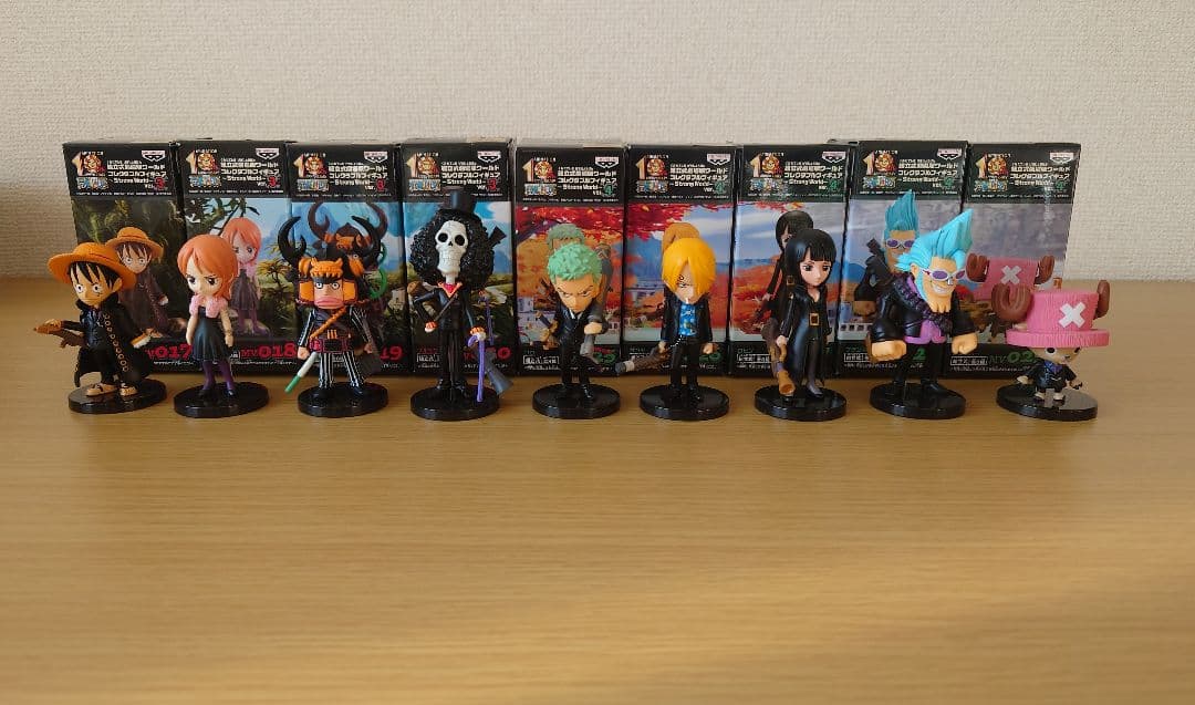 期間限定値下げ中ワンピースコレクタブル未開封121体と開封品14体合計135体