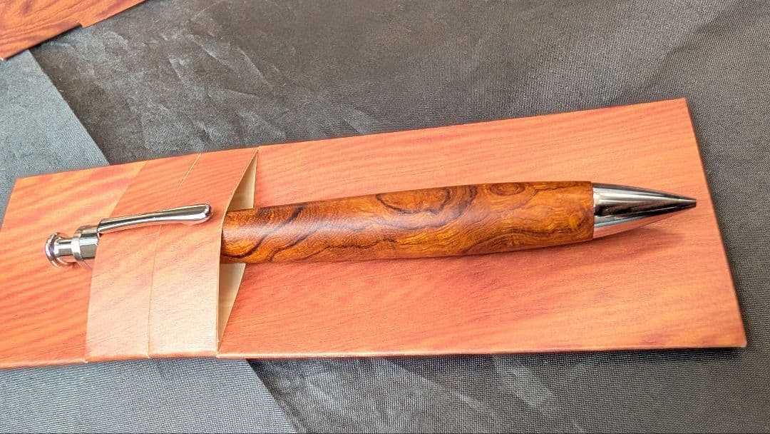 工房楔　デザートアイアンウッド　シャープペンシル0.5mm　真鍮パイプ