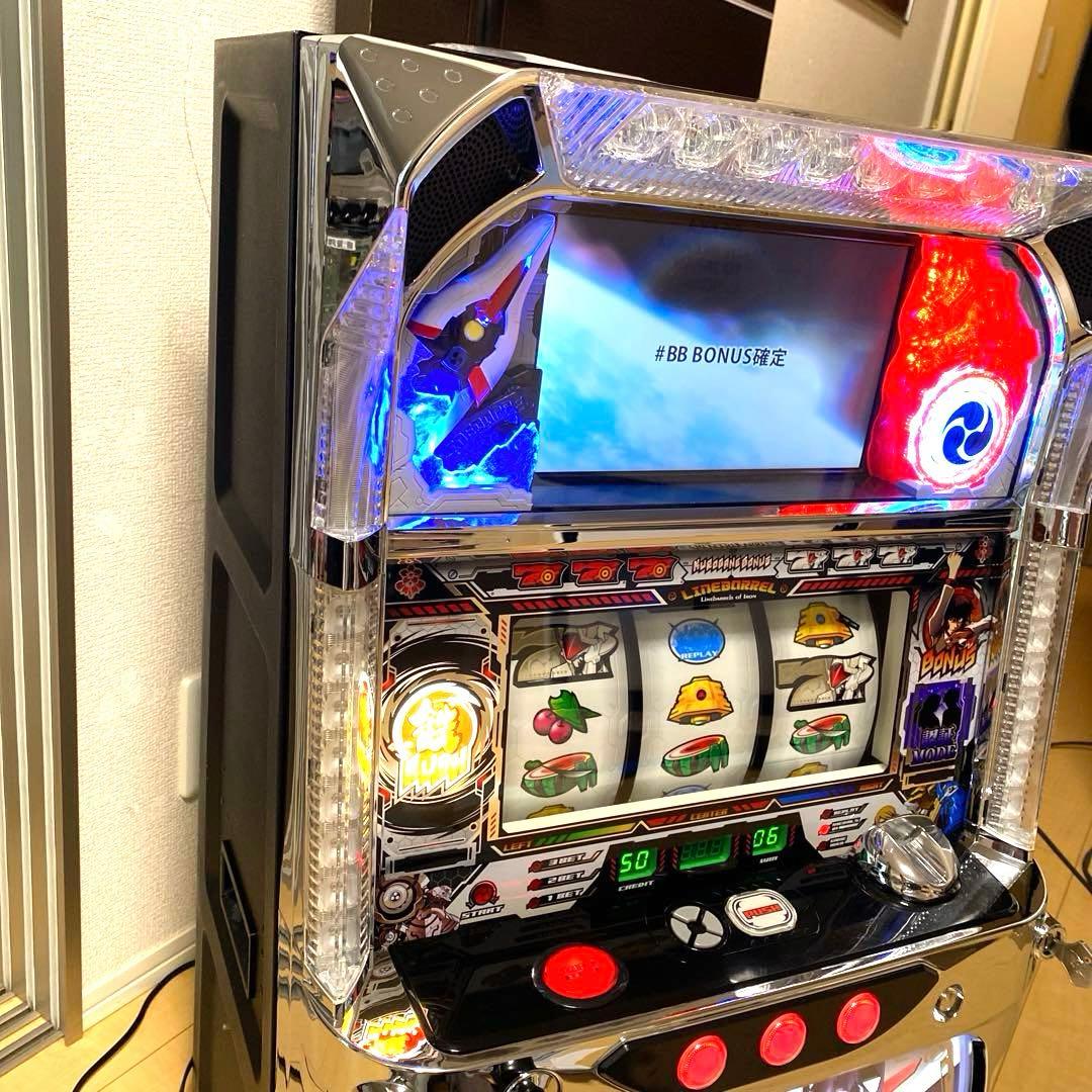 希少！ パチスロ 鉄のラインバレル 実機 白ロム搭載機 直撃+ウェイトカット♪