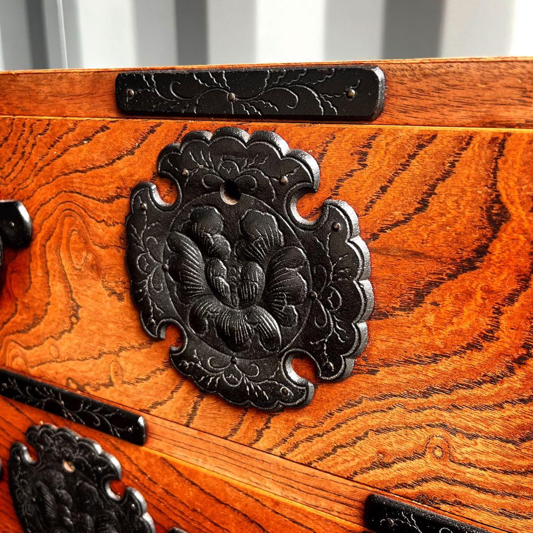 取付無料！岩谷堂箪笥 漆塗り おしゃれアンティーク伝統工芸和箪笥 木製チェスト✨