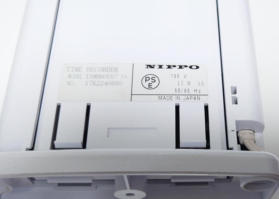 ★清掃済 ニッポー タイムレコーダー タイムボーイ8プラス＋ カード20枚