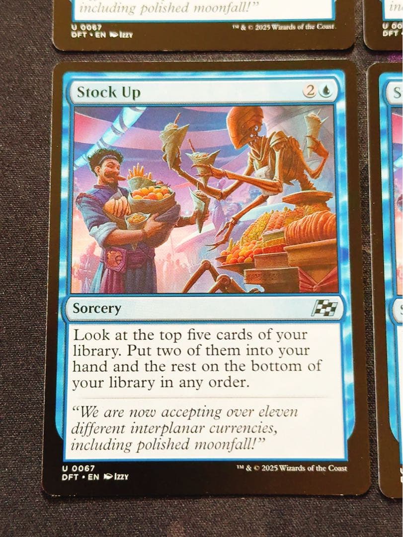 食糧補充　英語　4枚セット