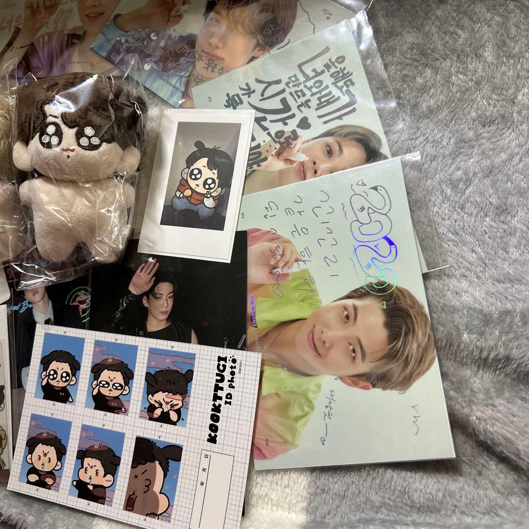 BTS ジュング　ジミン　ぬいぐるみ　カード