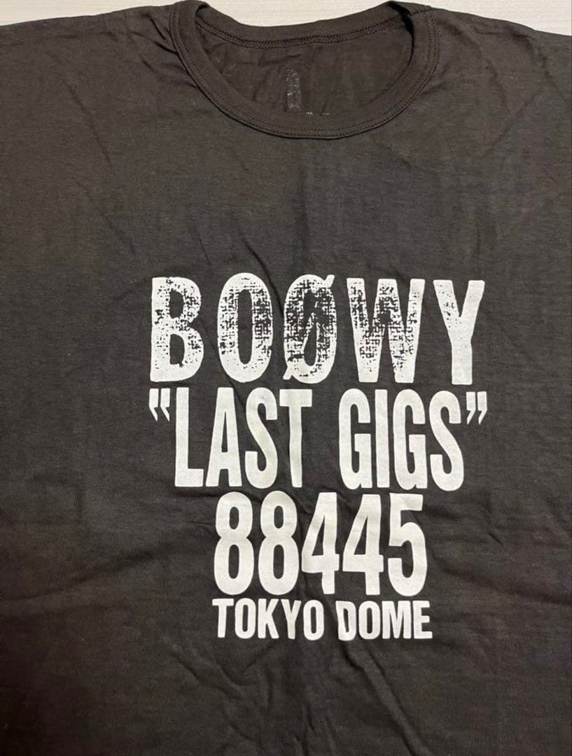 boowy Tシャツ　BOOWY LAST GIGS 88445 東京ドーム