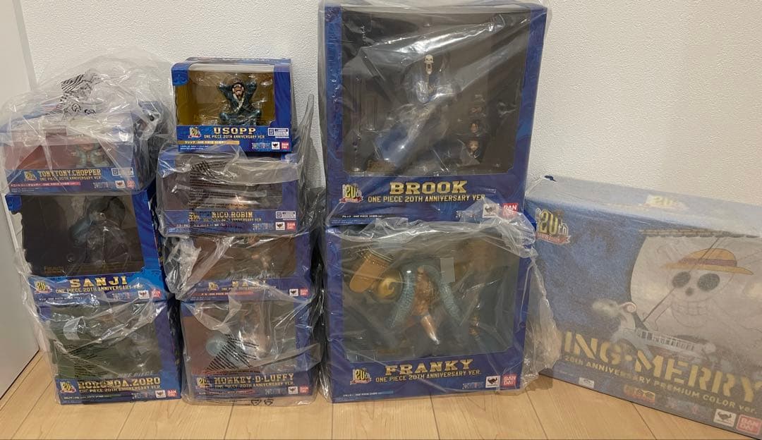 フィギュアーツ ZERO 20周年 ver. 全9種とメリー号