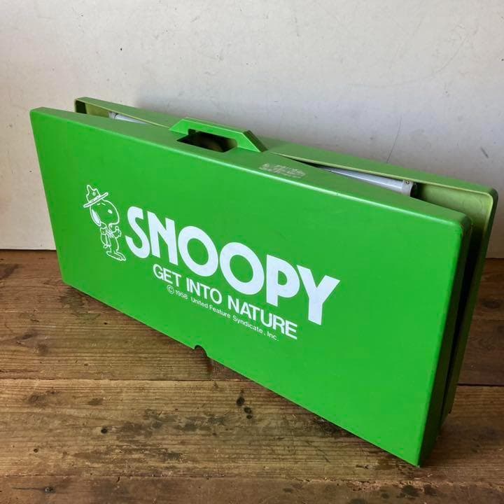 ヴィンテージ スヌーピー アウトドア 折り畳みテーブル