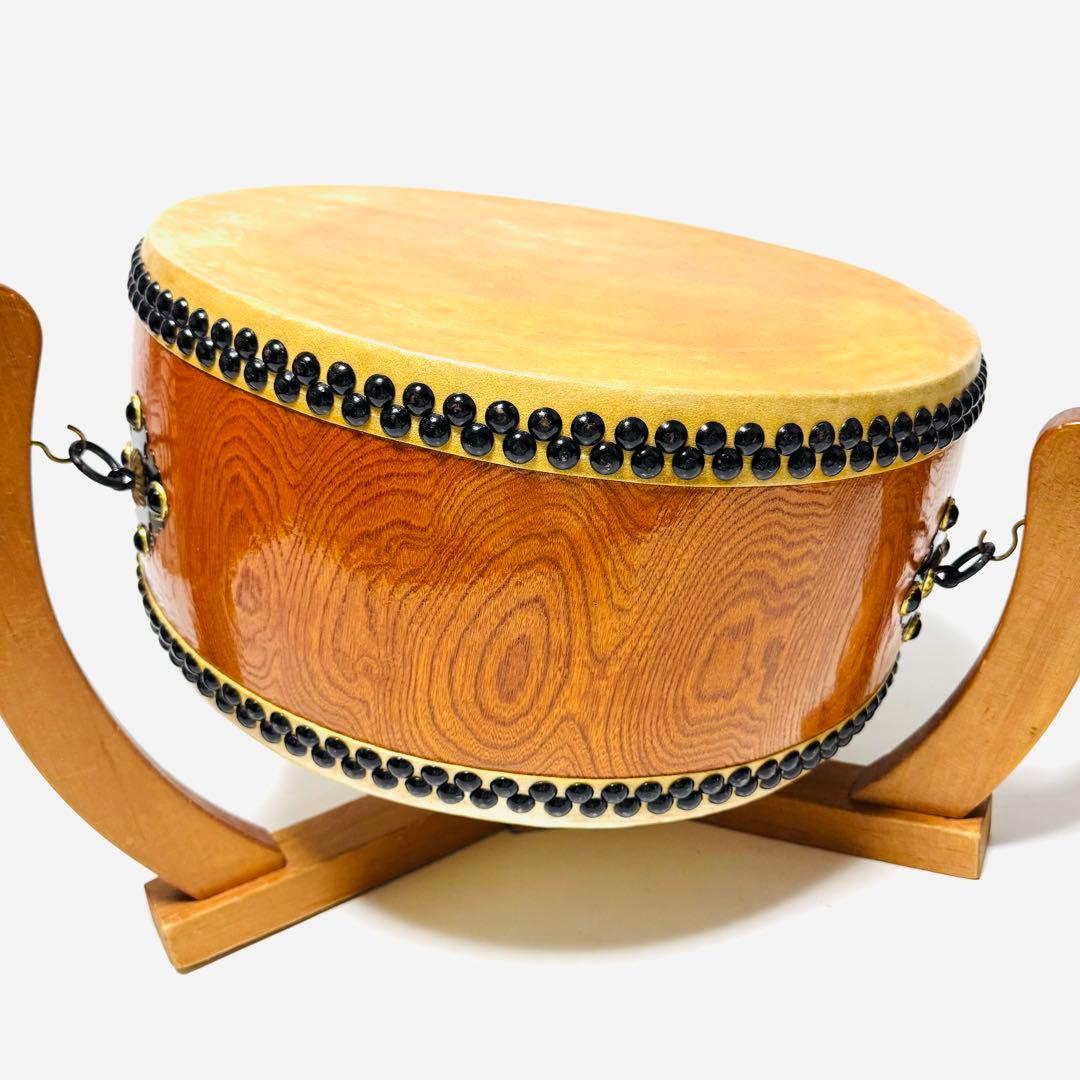 特別製 極上等 和太鼓 1尺5寸 平太鼓 欅胴 最高級モデル 美品 響き良好