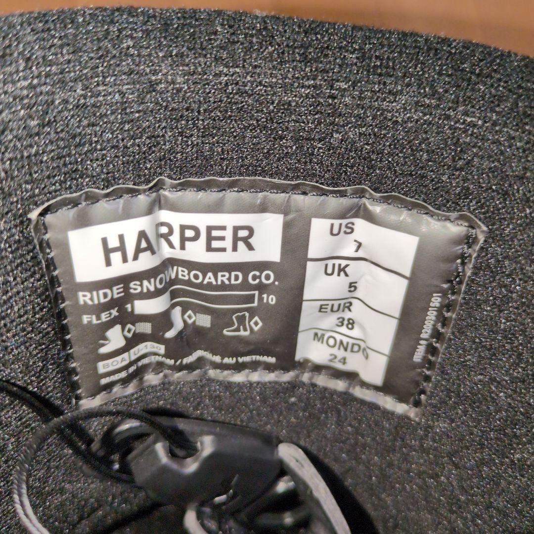 RIDE HARPER スノーボードブーツ 7 ブラック 24cm