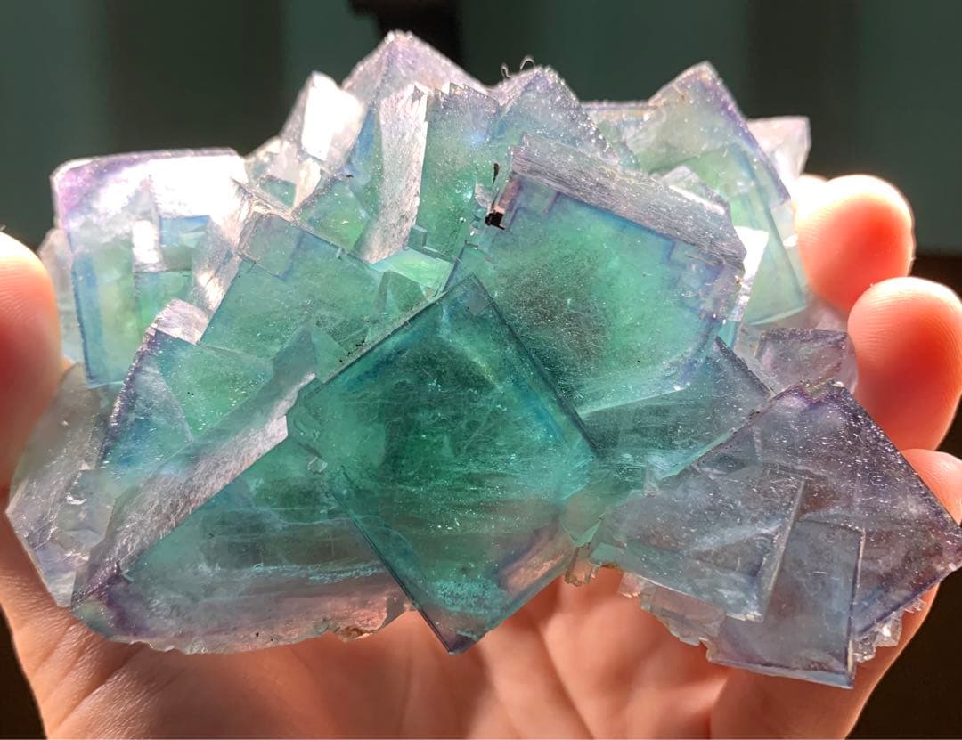 ナミビアOkorusu Mine 産のフローライト