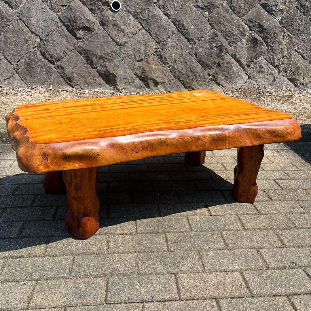 一枚板 座卓 テーブル ローテーブル 天然木 ちゃぶ台 床の間