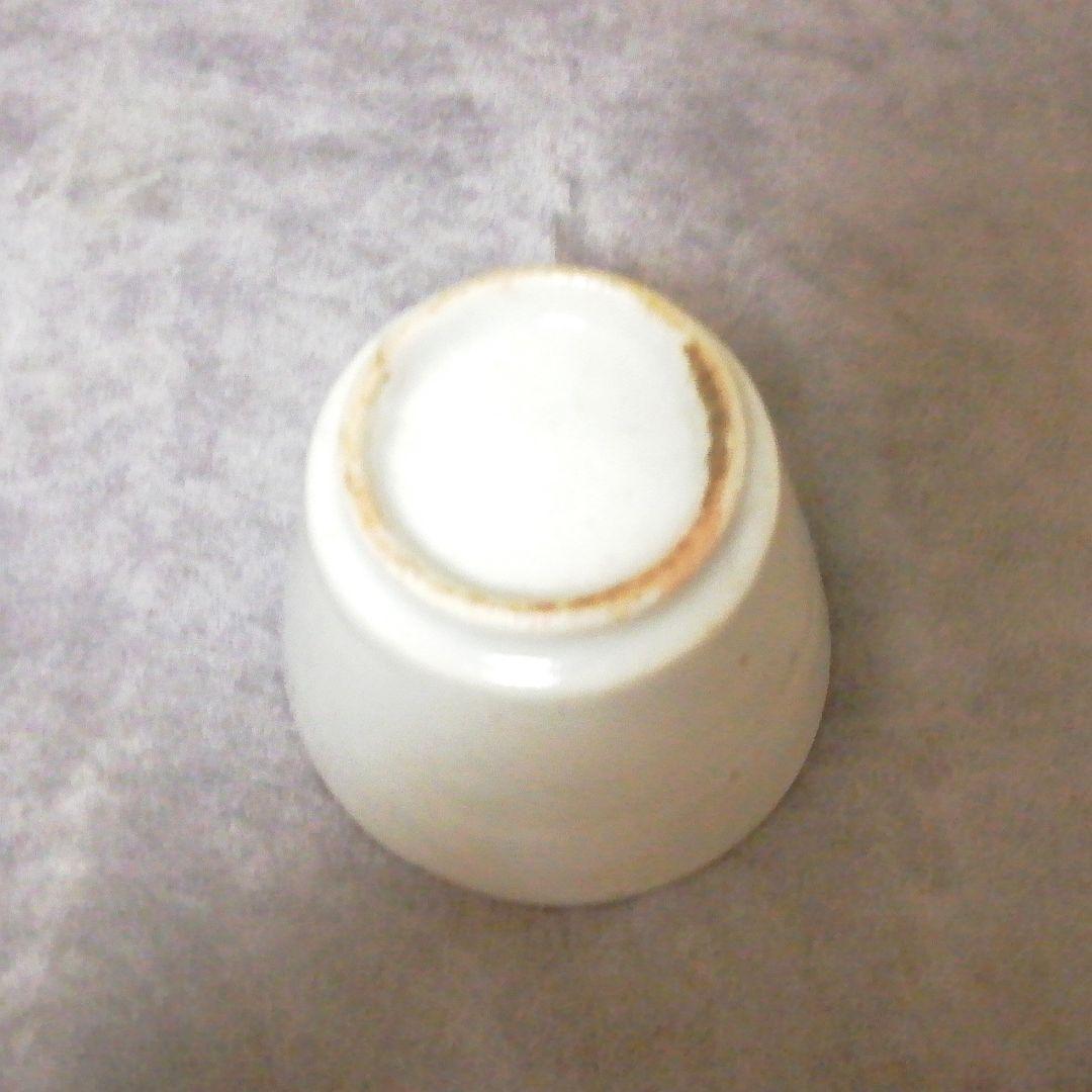 蕎麦猪口/古伊万里　白磁/高台付き　初期手/江戸時代