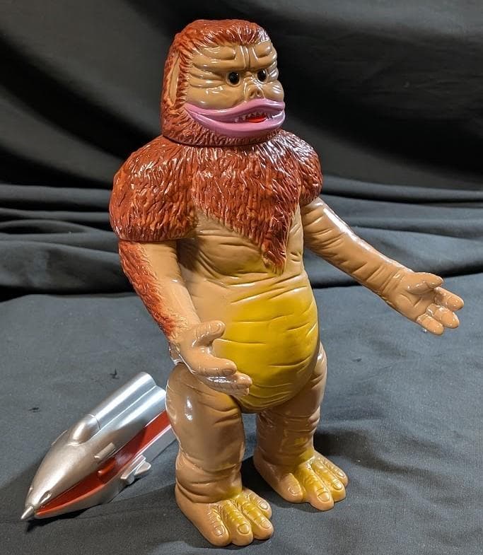 人工生命Ｍ１号「ウルトラＱ」登場怪獣（マーミット）怪獣天国ソフビ＋イナズマ号付