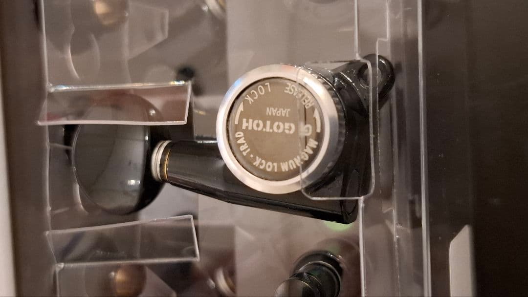 GOTOH SG381-MG-T ブラック ギター ロックペグ ゴトー