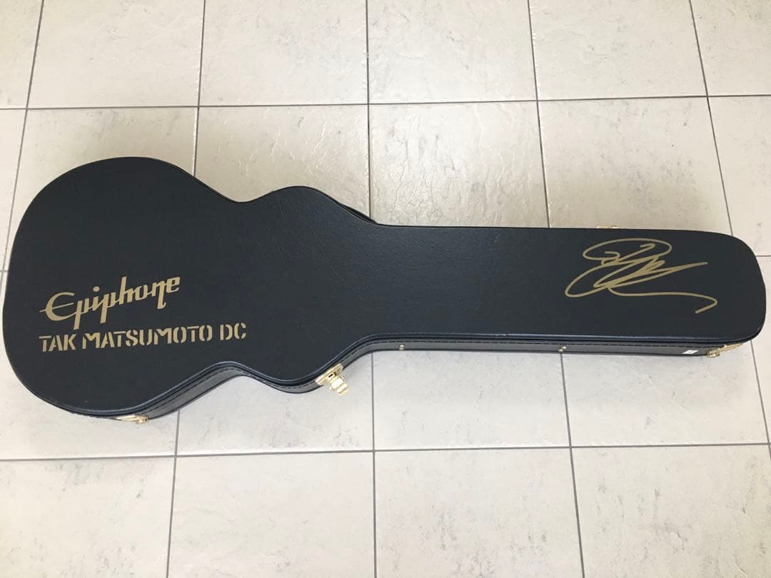 【美品】　Epiphone エピフォン tak DC Gold TOP