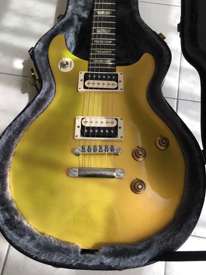 【美品】　Epiphone エピフォン tak DC Gold TOP