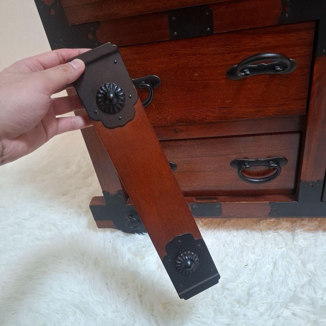 【希少】民芸調家具 和箪笥 からくり箪笥 インテリア 昭和レトロ 和