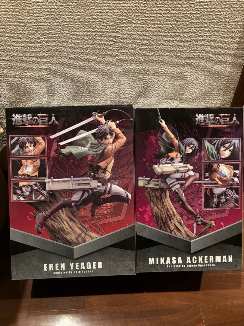 進撃の巨人 ミカサ エレンフィギュア Renewal Package コトブキヤ