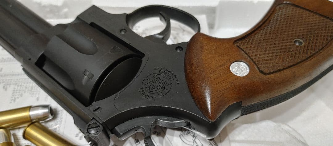 マルシンガスガン希少木製グリップオプション付き