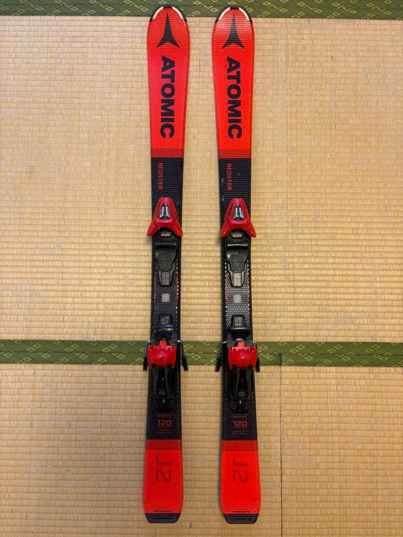 ATOMIC J2 スキー レッド/ブラック　120