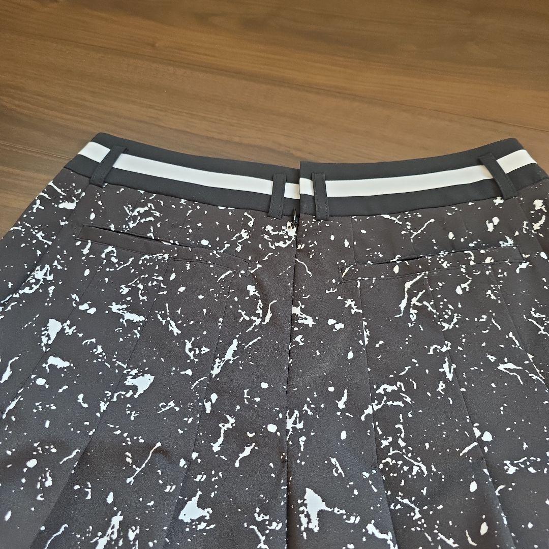 ランバンスポール　スプラッタープリント フレアスカート Lサイズ