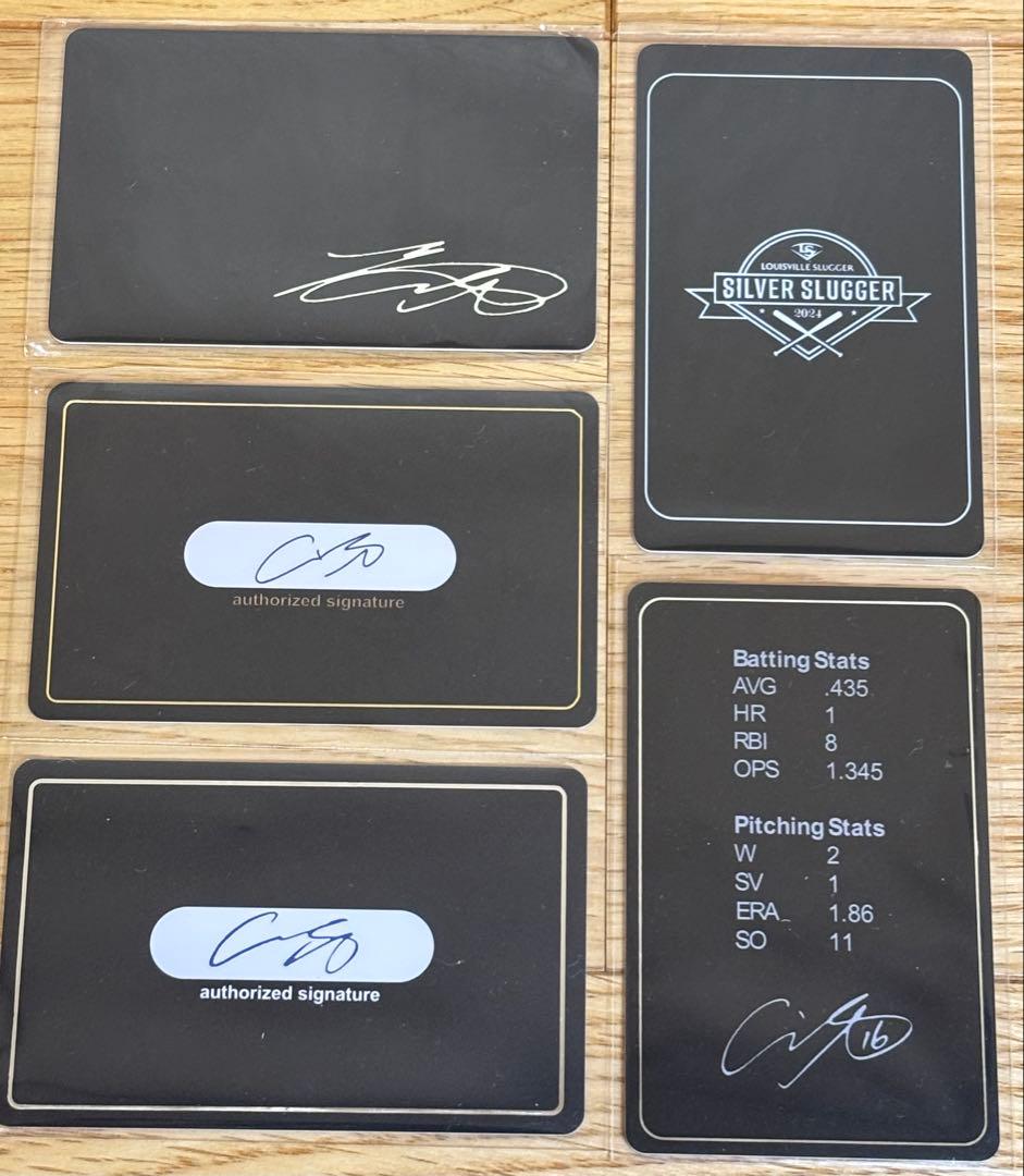 ⭐️期間限定価格⭐️非売品レアカード５枚大谷翔平 ワールドチャンピオンレプリカカード