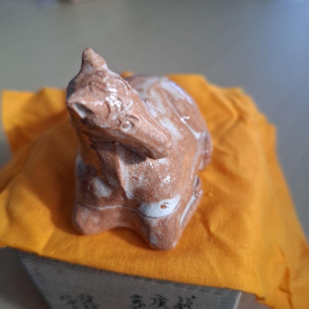 萩焼★馬のお香入れ？４個セット