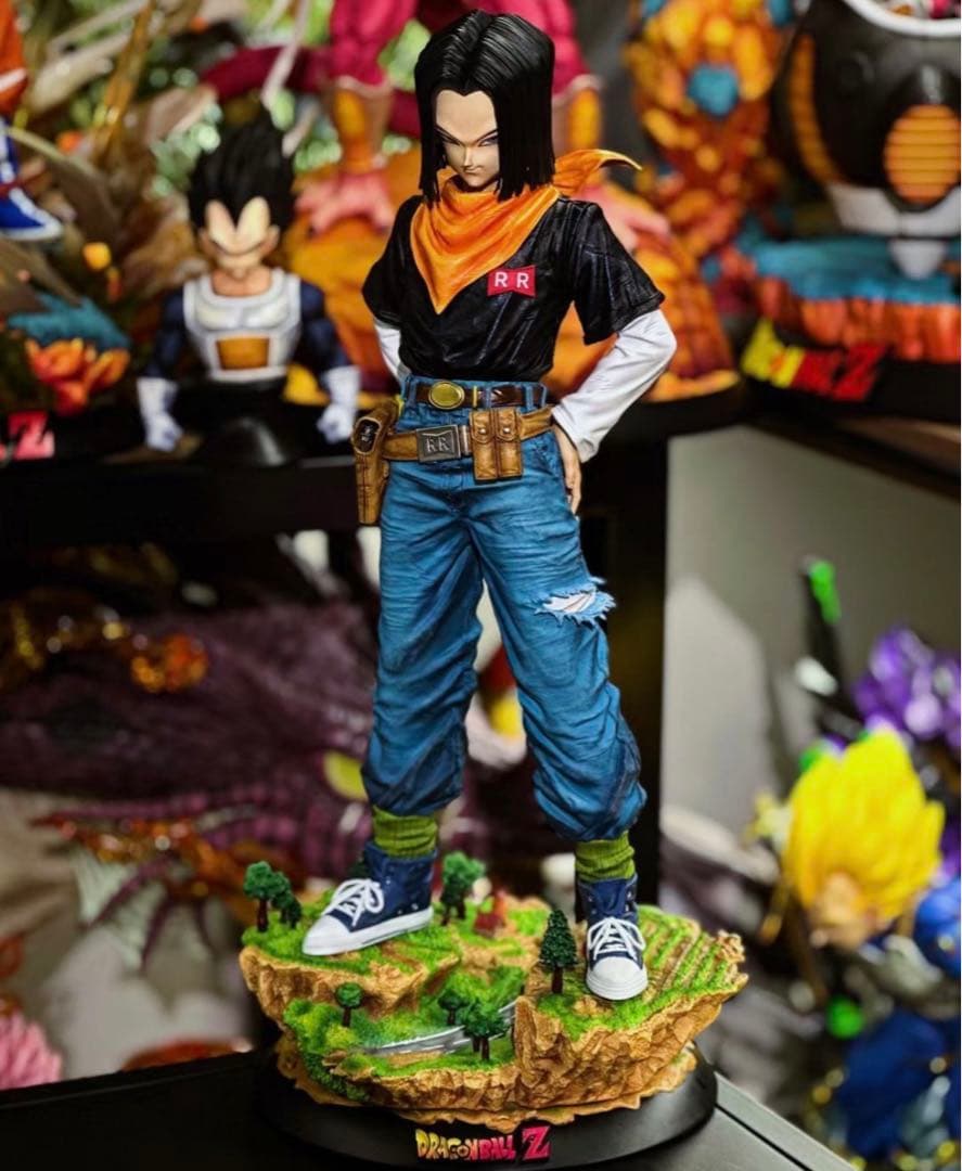 ドラゴンボール 1／6スケール 人造人間17号 フィギュア ガレージキット