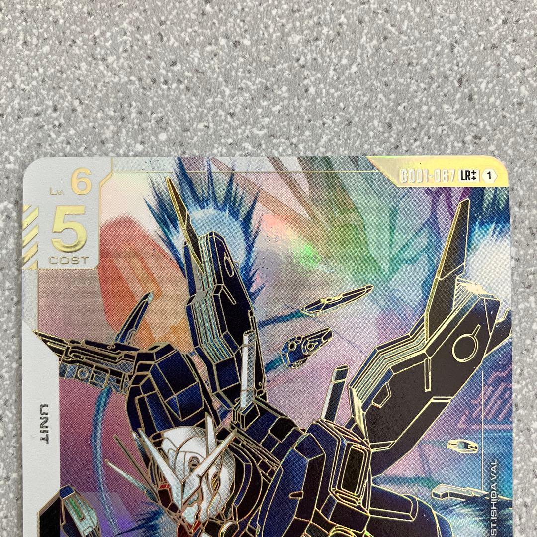 ☆ガンダムカードゲーム☆ガンダム・エアリアル（改修型）☆LR++☆未使用☆