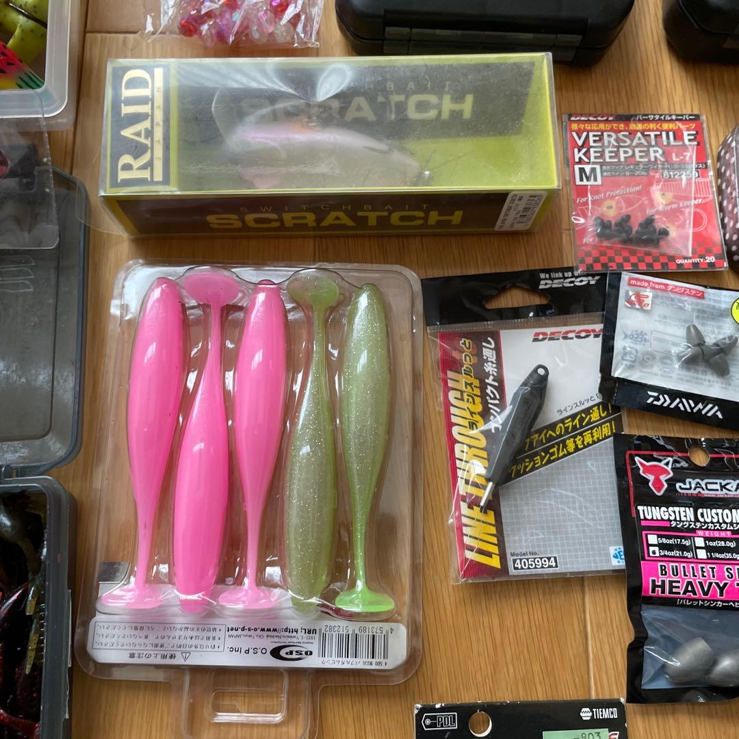 まとめ売りバスルアー フロッグ ワーム フックシンカー類