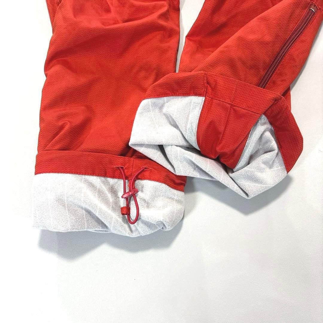 パーリーゲイツ　5/L 蓄熱　ロングパンツ　オレンジ　ウエストゴム　ドロスト