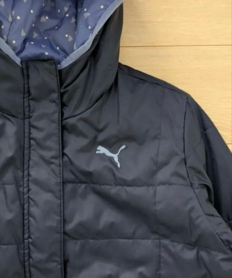 PUMA WIND CELL ロングコート ネイビー L