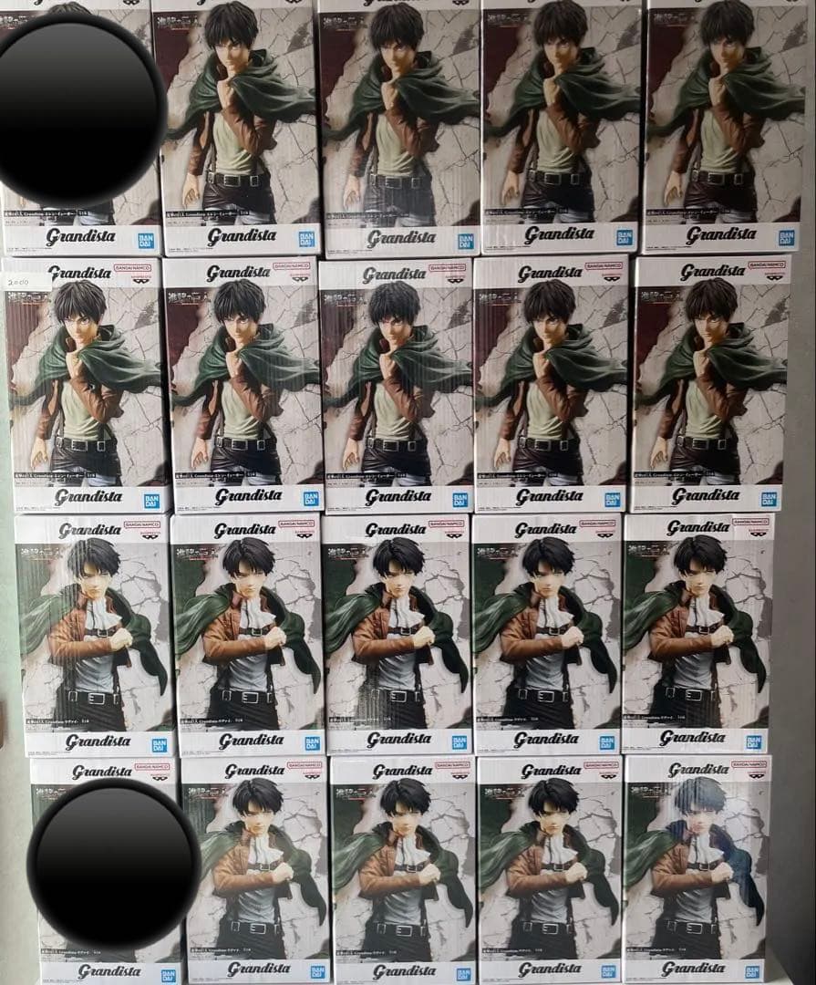 【新品未開封】進撃の巨人 Grandista リヴァイ フィギュア 20個セット