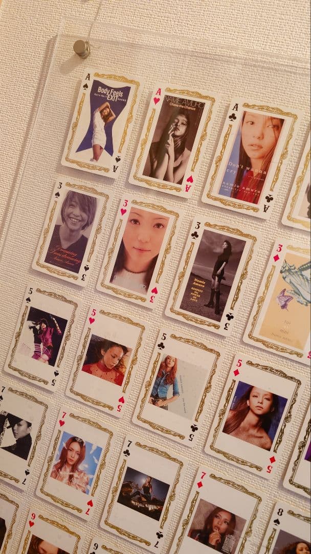 安室奈美恵トランプ・無印アクリルパネル付