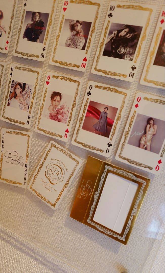 安室奈美恵トランプ・無印アクリルパネル付