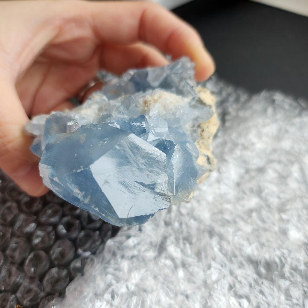 【一点物】セレスタイト 原石 ⑦✩.*˚天然石×インテリア