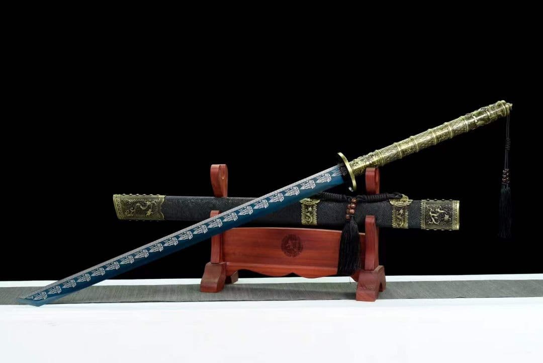 『青龍康熙刀』古兵器   武具　刀装具　日本刀　模造刀   居合刀