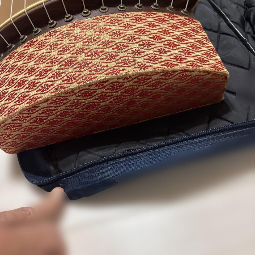 琴 13弦 すだれ彫 ケース付き 和楽器 こと 練習用 美品