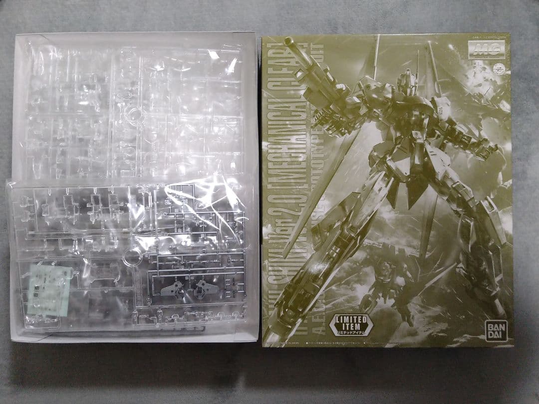未組立 MG 百式ver.2.0 メカニカルクリア ガンプラ