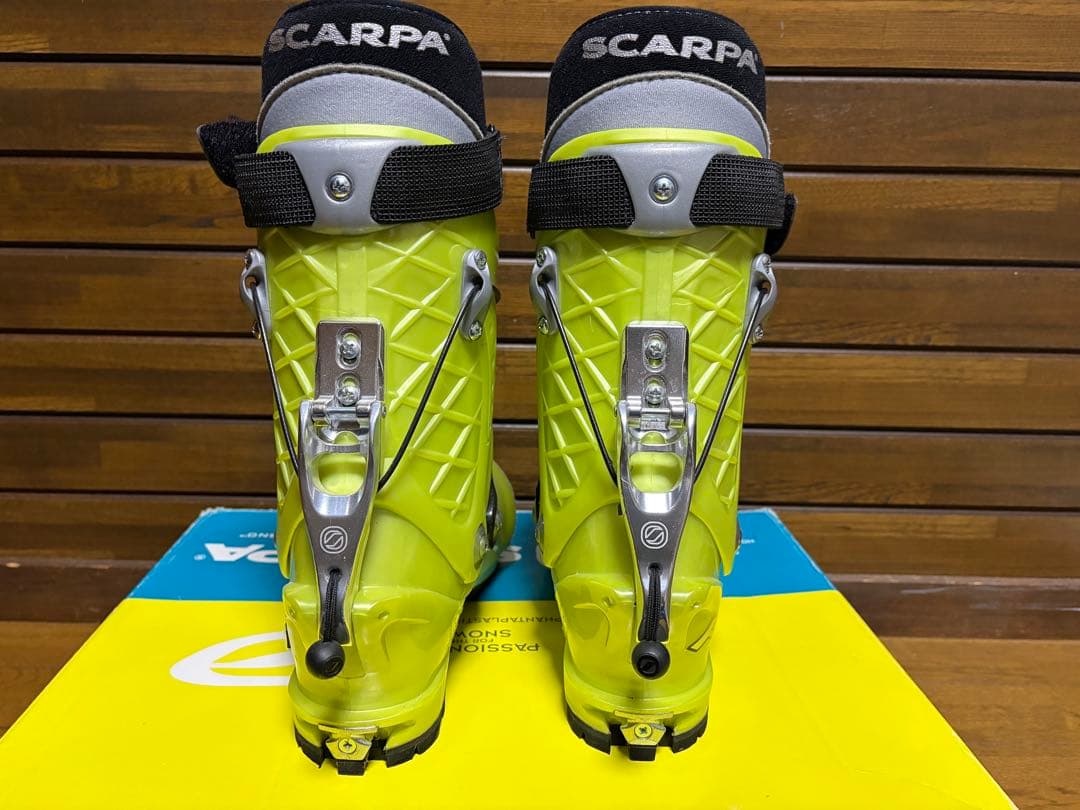 SCARPA F1 スキーブーツ 270サイズ イエロー