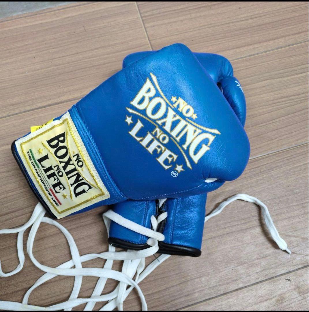 Q*á様 NO BOXING NO LIFE　ボクシンググローブ美品