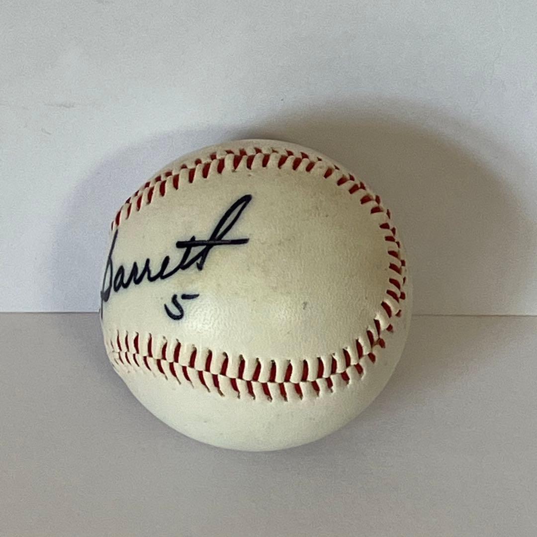 希少★エイドリアン・ギャレット　サインボール　直筆　背番号5　広島カープ　野球