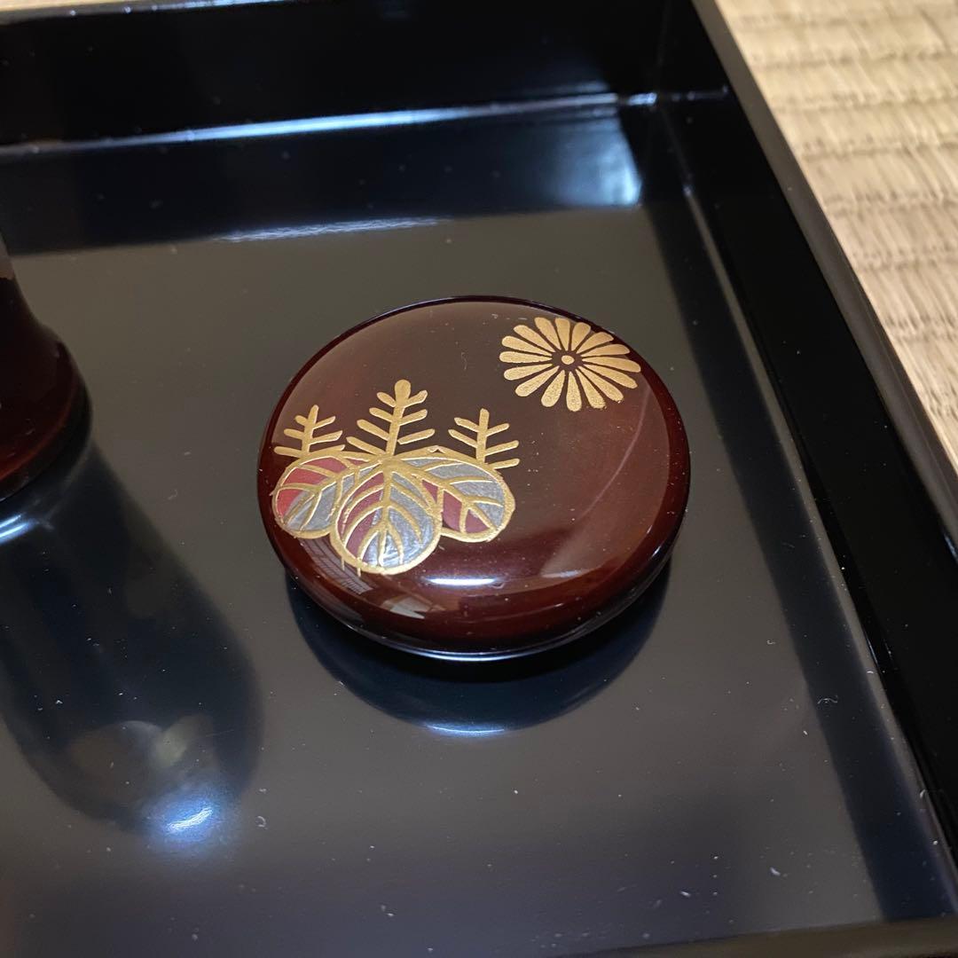 溜塗 高台寺 茶箱 茶道具セット