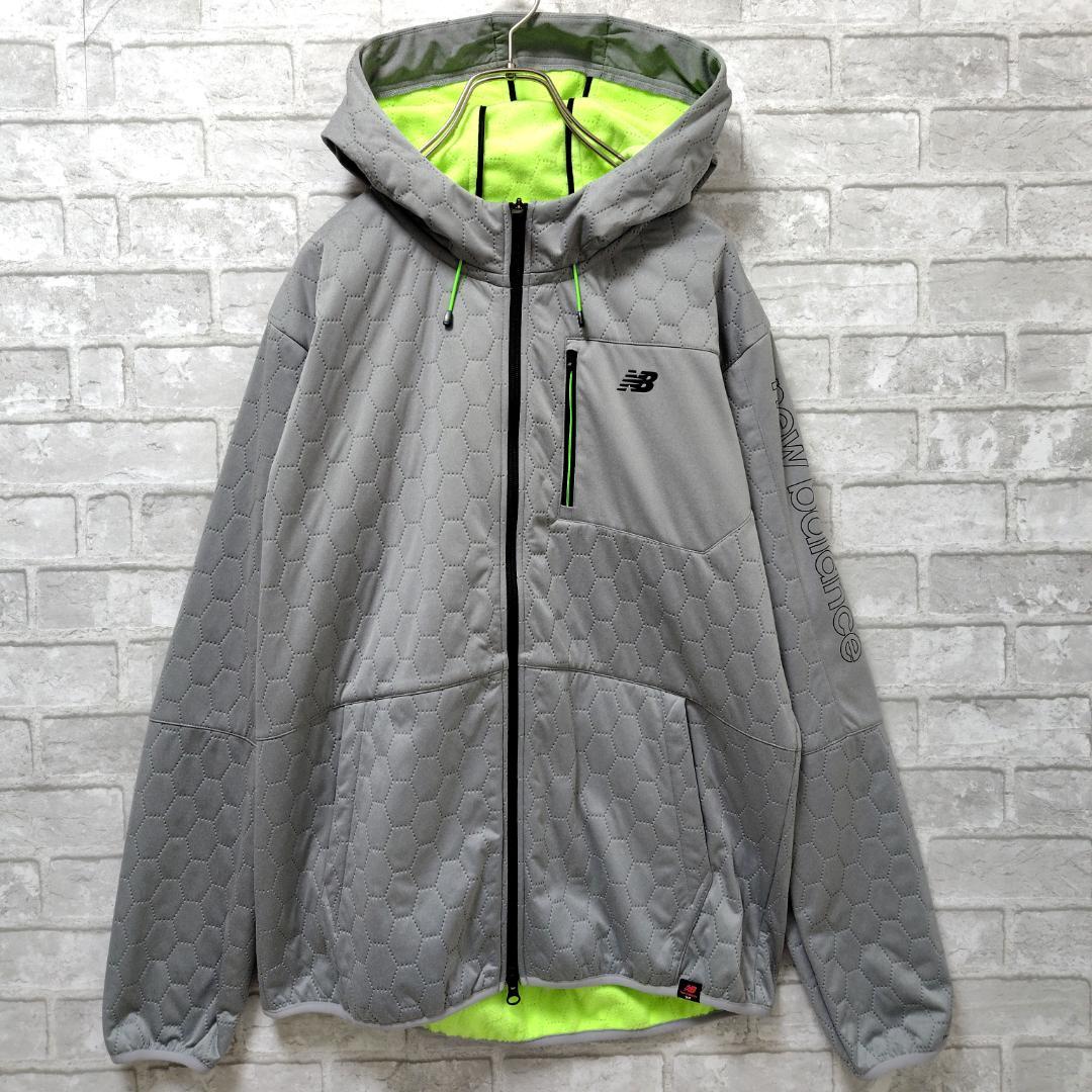 美品　New Balance　キルトジャケット　フルジップ　ハニカム　ゴルフ