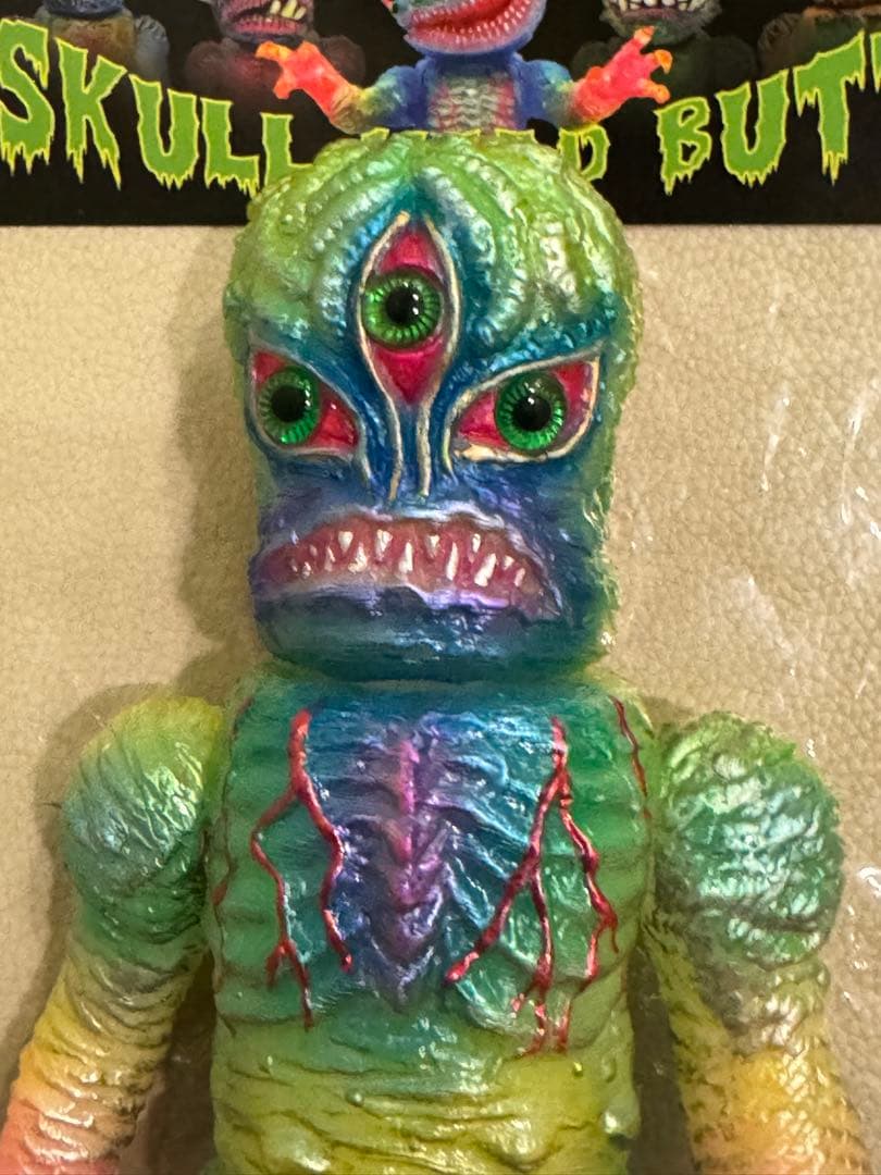 スーフェス一点物マーミット限定SKULL BUTT蓄光フィギュア Mutants