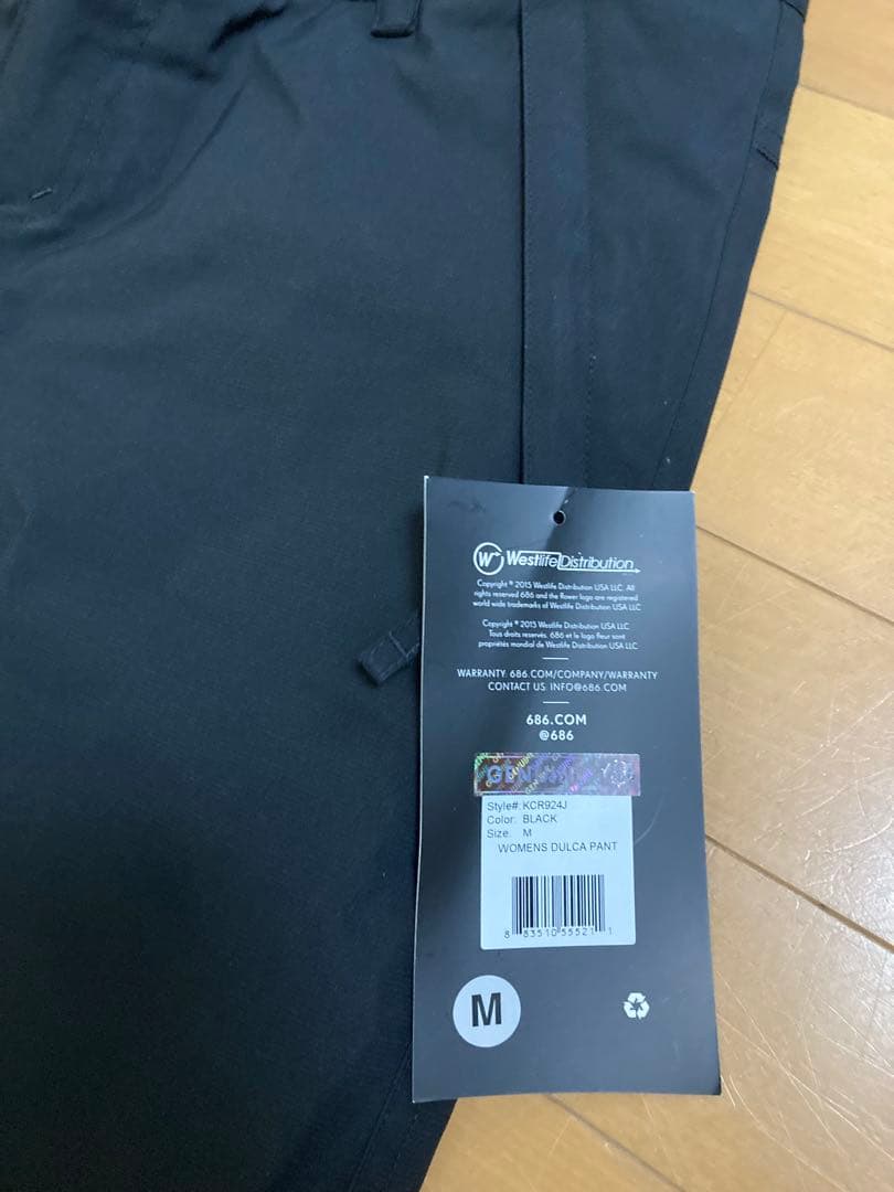 686 レディース スキー スノボーパンツ ウェアー M dulca 新品 黒