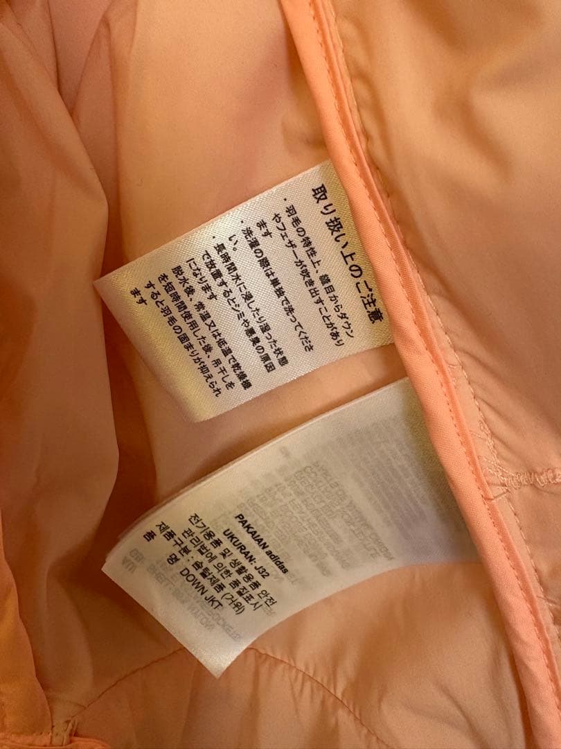 adidasゴルフ！ピンクのパファージャケット（レディース）