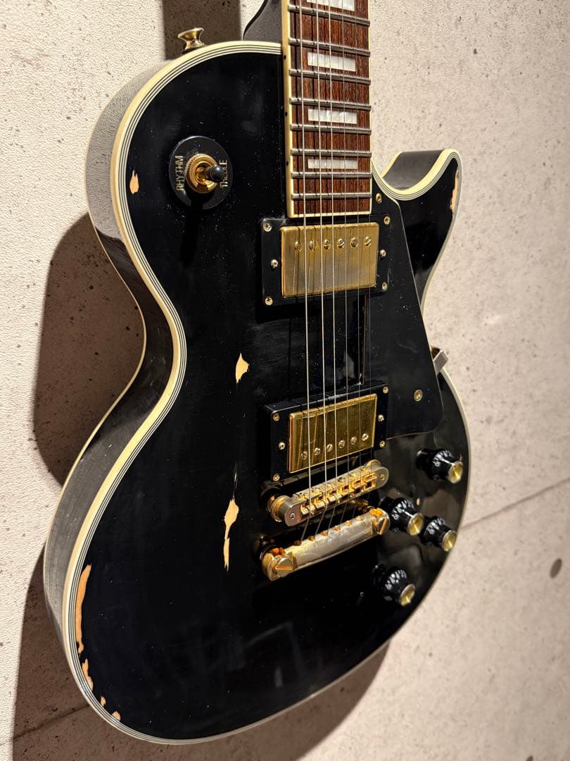 レスポールカスタム レプリカ ブラックビューティー　GOTOHパーツ